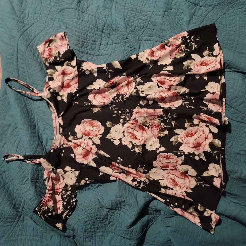 First Love Pink Floral Dress
